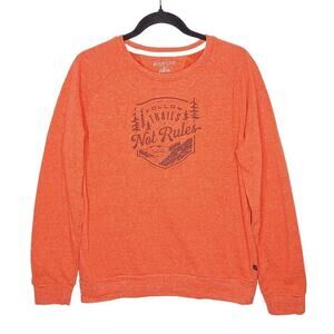 United By Blue Orange Graphic Crewneck Sweatshirt